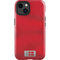 Denmark Soccer Flag iPhone 14 Plus Impact Case